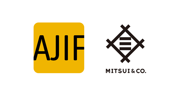 Logos of AJIF and Mitsubishi