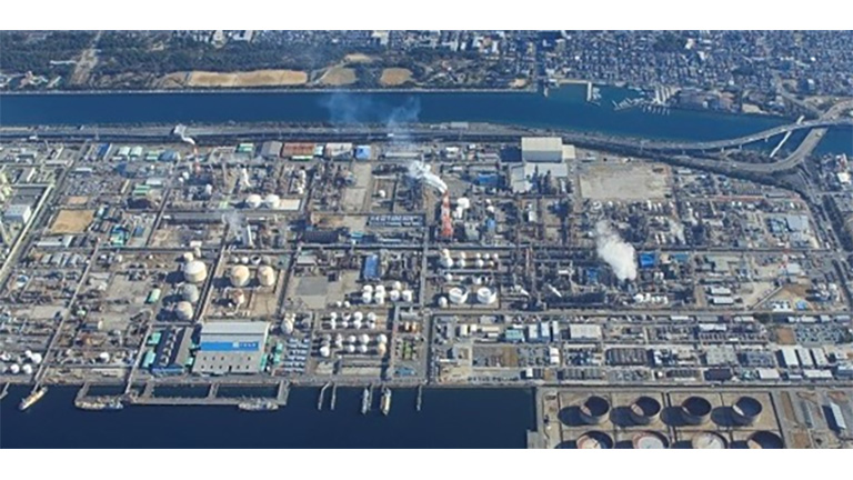 Mitsubishi Chemicals Osaka Works (Takaishi City, Osaka Prefecture), a candidate site for the ammonia supply base